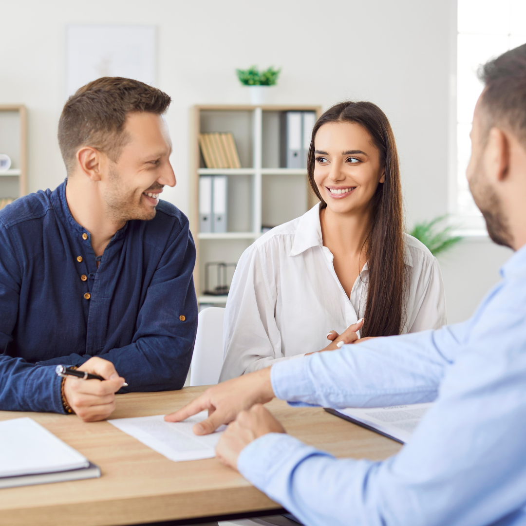 Couple meeting a family law solicitor at Martin Shepherd Solicitors in North Finchley, Potters Bar or Hertford for pre-nuptial and post-nuptial agreement advice.